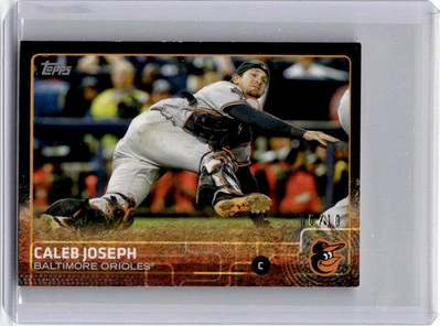 2015 Topps Mini Black Caleb Joseph #06/10 Baltimore Orioles #612 - Image 1 of 2