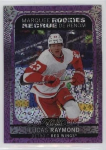 LUCAS RAYMOND 2021-22 O-Pee-Chee Platinum Violet Pixels Rookie RC 46/299 #286 - Picture 1 of 2