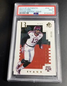 2014 đ„ROOKIE PSA Grade 9 MIKE EVANS SP Gold Future Watch RC #150 comme neuve /99 Bucs - Photo 1/3
