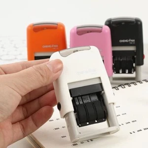 Date Stamp Self-Inking Stamps Date Wheel Stamp DIY Printy Dater Office Supply - Picture 1 of 21