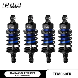 GPM Alloy F+R Oil Filled Ultra Shocks For TRAXXAS 1/10 4-TEC Drift Ford Mustang - Picture 1 of 19