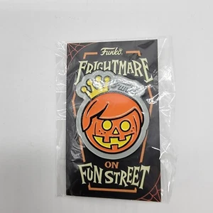 Freddy Pumpkin Pin - Funko Fright Night - 2022 Frightmare On Fun Street - NYCC - Picture 1 of 2