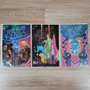 Eight Billion Genies #5 Cover A B 2nd Print Image Comics 2022 Lot of 3 Variants - Picture 1 of 4