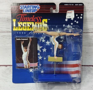 Línea inicial 1996 Leyendas atemporales Nadia Comaneci gimnasia olímpica 68995 - Imagen 1 de 12