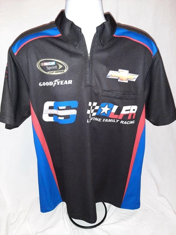 Leavine Family Racing #95 Chevy Dillon McDowell Team Issue Large Pit Crew Shirt Cover