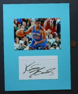 1990s 2000s New York Knicks star Kurt Thomas signed autograph & photo set COOL-- - Picture 1 of 1