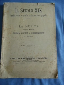 VITA E CULTURA POPOLI XIX SEC-VALLETTA LA MUSICA-SOFFREDINI MUSICA COMICA..... - Picture 1 of 1