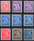 1958-69 Guernsey SG6 - SG12 Pre-Decimal Definitive Set of 9 Unmounted Mint MNH