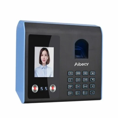 Biometric Employee Attendance Fingerprint and Facial Scanner Clocking in Machine