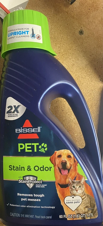 Bissell 2X Pet Stain & Odor Full Size Machine Formula 60 Oz BRAND NEW!! - Image 1 of 1