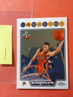 2008-09 Topps Chrome #193 Anthony Randolph, Rookie, cd1 - Image 1 of 2