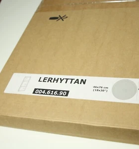 IKEA LERHYTTAN Glass door 004.616.90 light gray 18X30" 18"X30" 18X30 " New - Picture 1 of 1