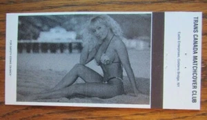 MODELO EN VIVO GIRLIE MATCHBOOK MATCHCOVER: 1993 KITCHENER ONTARIO -E12 - Imagen 1 de 1