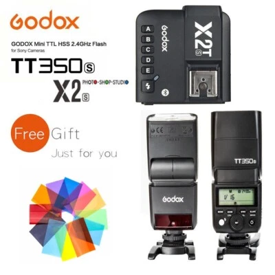 AU Godox TT350-S 2.4G TTL HSS Flash Speedlite Light + X2T-S Trigger For Sony Kit - Image 1 of 4
