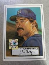 Don Mattingly NY Yankees #59 1991 Baseball Cards Magazine Extra Border