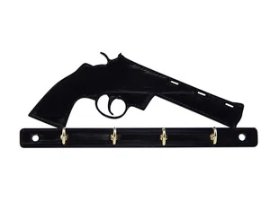 Colt Python .357 Gun Handgun Key Rack Holder Hanger Entryway Wall Organization - Picture 1 of 5