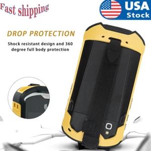 Yellow&Black Protective Cover Bumper Rugged Boot for Zebra TC51 TC52 TC56 TC57 - Picture 1 of 8
