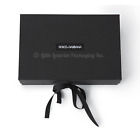 RARE boîte cadeau magnétique noire authentique Dolce & Gabbana D&G 8,25 x 5,5 x 2,75