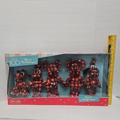 迪士尼 100 年奇迹复古重新想象格子羊毛米奇和朋友套装 — 第 1/4 张图片