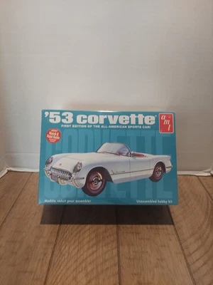 AMT ‘53 Chevy Corvette Kit # AMT910/12 Factory Sealed 1:25 - Image 1 of 4