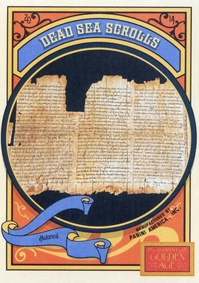 2014 Panini Golden Age Base #63 Dead Sea Scrolls - Image 1 of 2