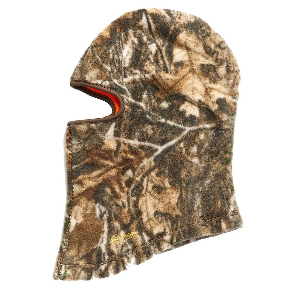 Hot Shot Reversible Size 8-14 Fleece Facemask Realtree Edge/Blaze Orange 1E243BC - Image 1 of 1