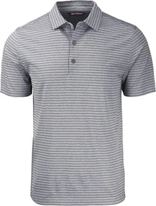 Cutter & Buck Para Hombres Forja Eco Brezo Rayas Elastizadas Reciclado Grande Alto 1X Negro - Imagen 1 de 1