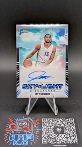 Autógrafos Jett Howard de baloncesto cromados Topps 2024-2025 luz del cielo - Imagen 1 de 2