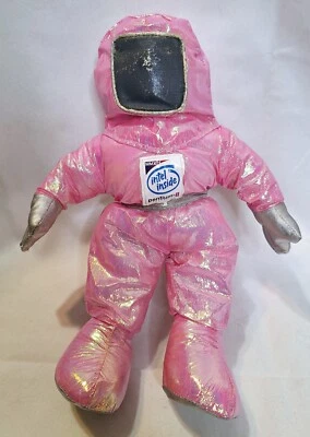 MMX Intel Inside 1997 Pentium II Bunny People 12" Figure - Iridescent Pink - Image 1 of 4