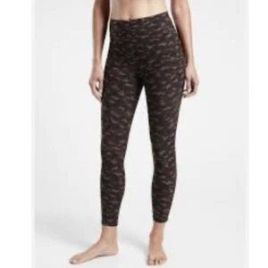 Athleta Salutation Stash Pocket 7/8 Printed Tight Legging Walnut Brown Size M P - Bild 1 von 11