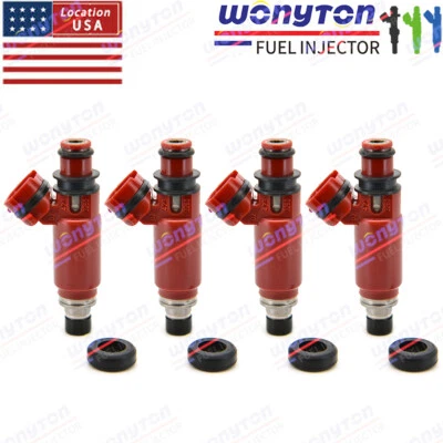 Inyectores de combustible Denso 4x genuinos para 98-01 Chevy Metro 1,3 L Suzuki Swift 1,3 L Foto 1 de 4