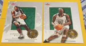 2000-01 Fleer Authority Paul Pierce / Antoine Walker cards - Boston Celtics