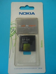 BATTERIA NOKIA-N73-originale BP-6M-3250, 6151, 6233, 6234, 6280, 6288, 9300, ECC - Foto 1 di 1