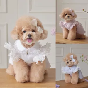 Dog Skirt Pet Tutu Dress Small Dog Princess Dress Chihuahua Puppy Cat Clothes US - Picture 1 of 27