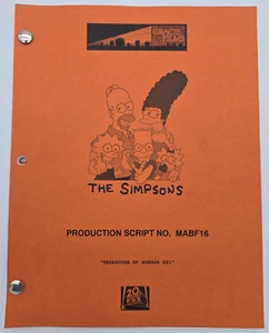 THE SIMPSONS / Joel H. Cohen 2009 TV Series Script "Treehouse of Horror XXI" - Picture 1 of 14