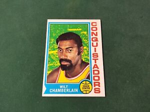 1974-75 Topps Basketball WILT CHAMBERLAIN Vintage Card #250 VG-VGEX RARE! LAKERS