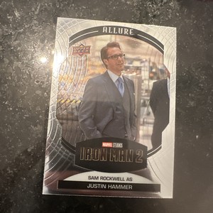 2022 Upper Deck Marvel Allure #5 Sam Rockwell Justin Hammer Iron Man 2 Base Card