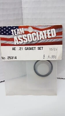 Team Associated 25314 AE .21 Nitro Engine Gasket Set Monster GT MGT RC Brand New - Image 1 of 2