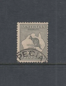 KANGAROOS, THIRD WATERMARK: 2d Grey “INVERTED WATERMARK” SG 35bw fine used. - Picture 1 of 1
