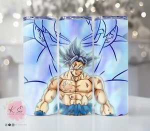 Custom Anime  Goku  20 oz. CUSTOM Double Walled Stainless Steel Tumbler - Picture 1 of 4