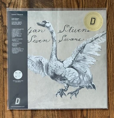 Sufjan Stevens Seven Swans 20th Anniversary Dinked Swirl Vinyl w/ 7" New Sealed - Image 1 of 4