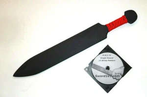 PRACTICE SWORD Training Roman Gladius Glaive Africam Polypropylene Egyptian DVD - Bild 1 von 3