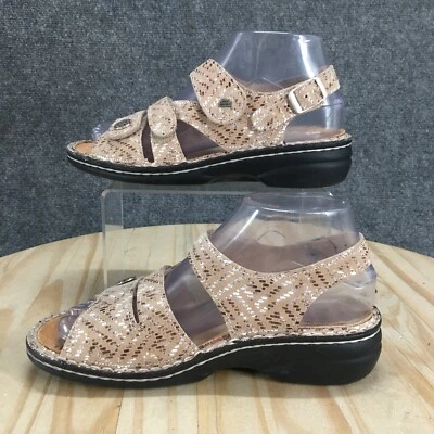 Sandalia Finn Comfort Mujer 36 Beige Gomera Sésamo Vimi Gancho y Lazo Cuero Informal Foto 1 de 4