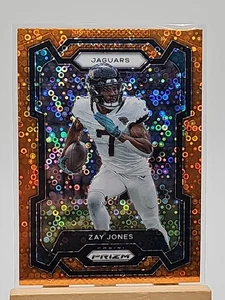 2023 Prizm Football #141 Zay Jones Orange Disco Prizm Jaguars - Picture 1 of 2