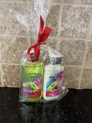 Bath & Body Beautiful Day Shower Gel & Body Lotion Gift Set NEW - Image 1 of 3