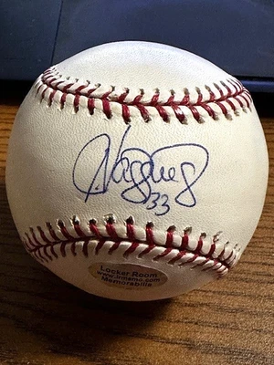 JAVIER VAZQUEZ 2 SIGNED AUTOGRAPHED OML BASEBALL! Expos, White Sox, Yankees! MLB - Image 1 of 2