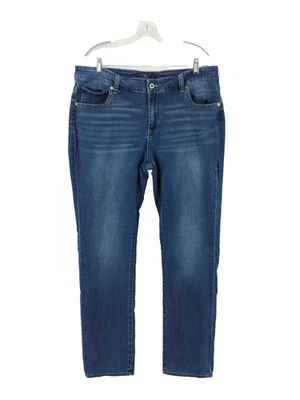 Pantalones de mezclilla Lucky Brand para mujer 18W R azul jengibre elástico recto artículo #2347 Foto 1 de 4