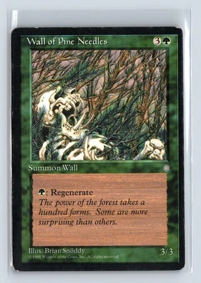 (2x) WALL OF PINE NEEDLES – MTG Magic the Gathering Card – Ice Age – Uncommon - Image 1 of 4