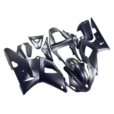 Kit de carenado negro mate para carrocería de inyección Yamaha YZF R1 YZF1000 2000 2001 Foto 1 de 4