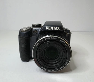 Cámara digital puente zoom óptico Pentax X90 12,1 MP 26x - sin probar Foto 1 de 4